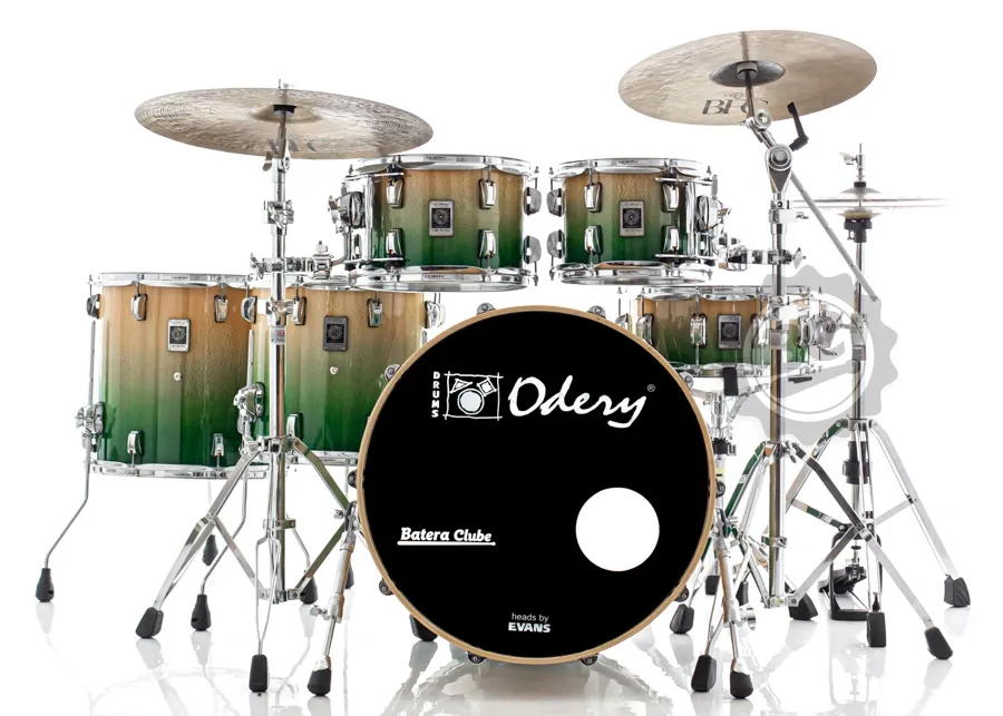 Bateria Odery New Eyedentity Lacewood Birch Dark Forest Fade 20",10",12",14",16" (Shell Pack)