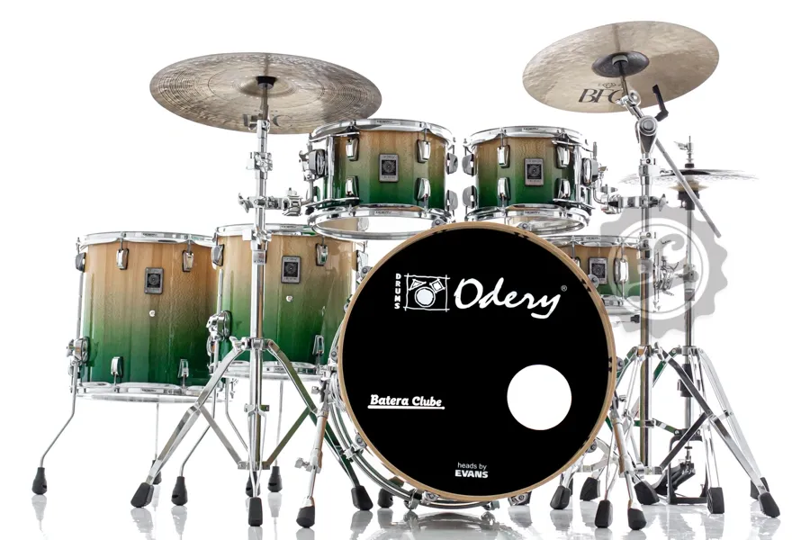 Bateria Odery New Eyedentity Lacewood Birch Dark Forest Fade 22",10",12",14",16" (Shell Pack)