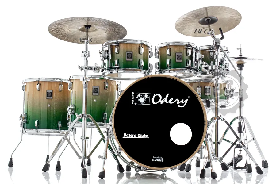 Bateria Odery New Eyedentity Lacewood Birch Dark Forest Fade 22",8",10",12",14",16" (Shell Pack)