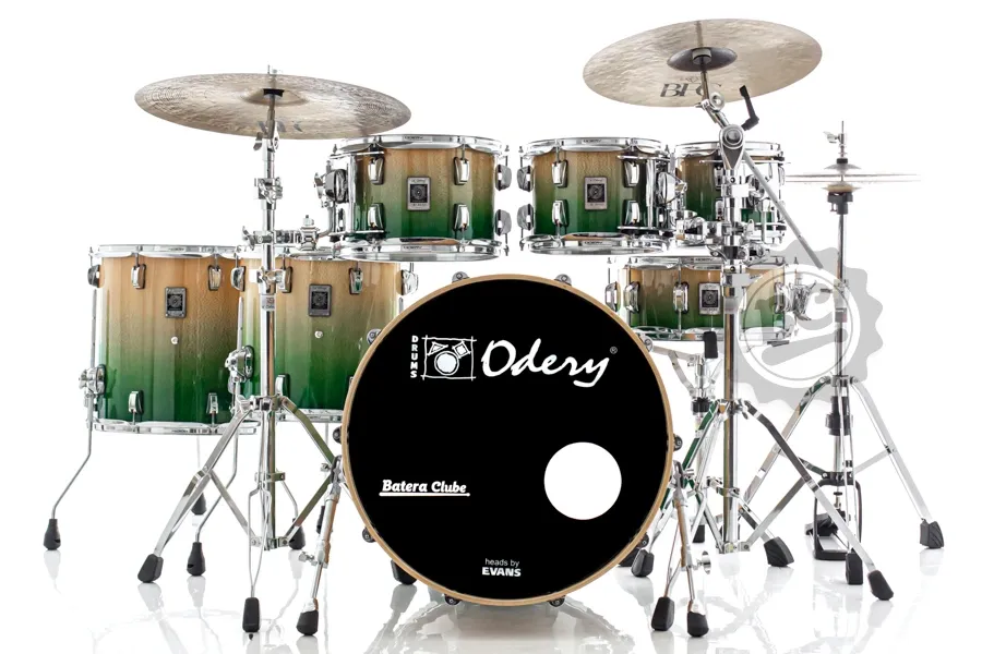 Bateria Odery New Eyedentity Lacewood Birch Dark Forest Fade 20",8",10",12",14",16" (Shell Pack)