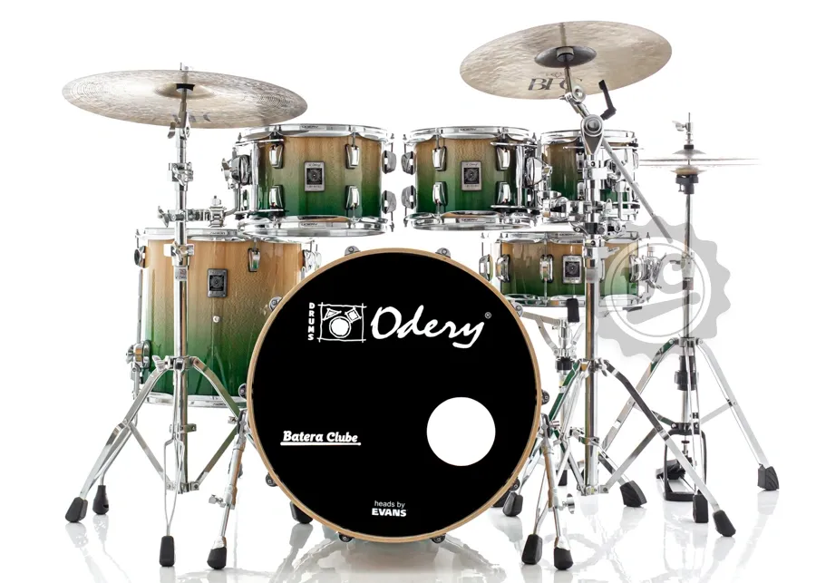 Bateria Odery New Eyedentity Lacewood Birch Dark Forest Fade 22",8",10",12",16" (Shell Pack)