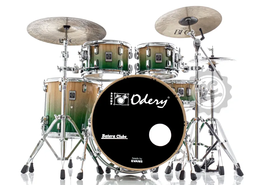 Bateria Odery New Eyedentity Lacewood Birch Dark Forest Fade 22",10",12",16" (Shell Pack)