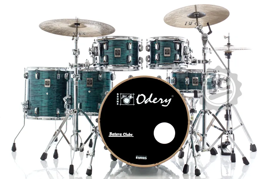 Bateria Odery New Eyedentity Maple Split Ocean 20",10",12",14",16" (Shell Pack) Ultra Premium Wrap