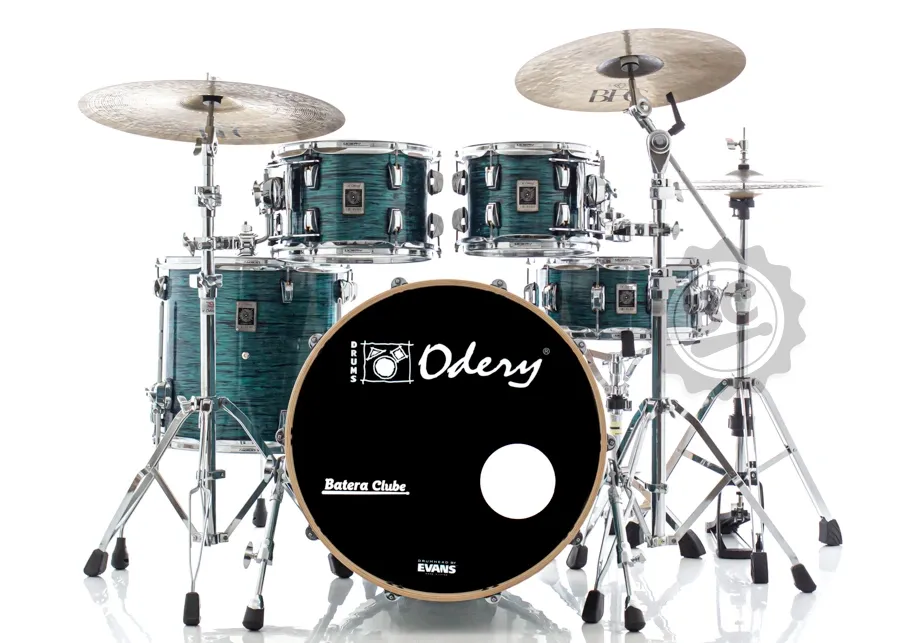 Bateria Odery New Eyedentity Maple Split Ocean 22",10",12",16" (Shell Pack) Ultra Premium Wrap Finish