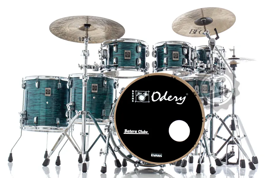 Bateria Odery New Eyedentity Maple Split Ocean 22",8",10",12",14",16" (Shell Pack) Ultra Premium Wrap