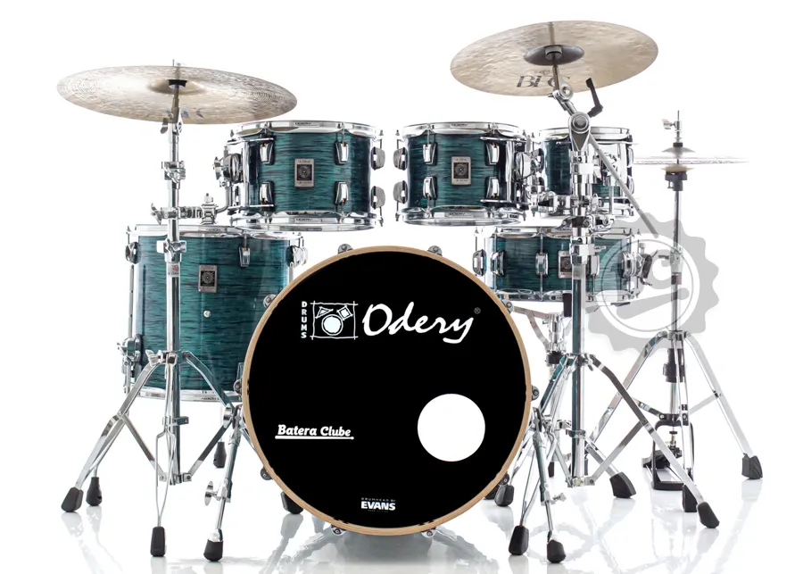 Bateria Odery New Eyedentity Maple Split Ocean 20",8",10",12",14" (Shell Pack) Ultra Premium Wrap