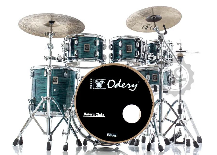 Bateria Odery New Eyedentity Maple Split Ocean 22",8",10",12",16" (Shell Pack) Ultra Premium Wrap