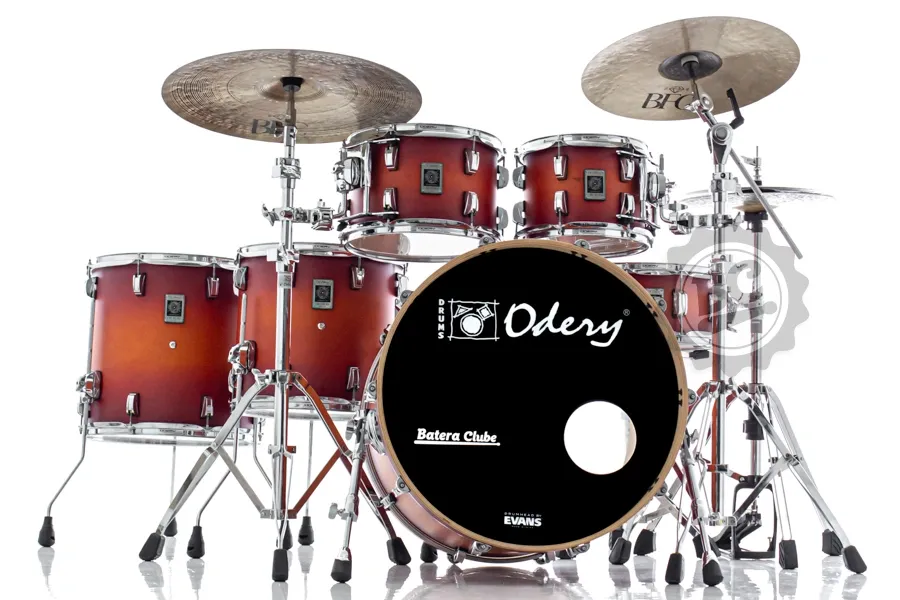 Bateria Odery New Eyedentity Maple Sunset Burst 22",10",12",14",16" (Shell Pack) Satin Lacquer Finish