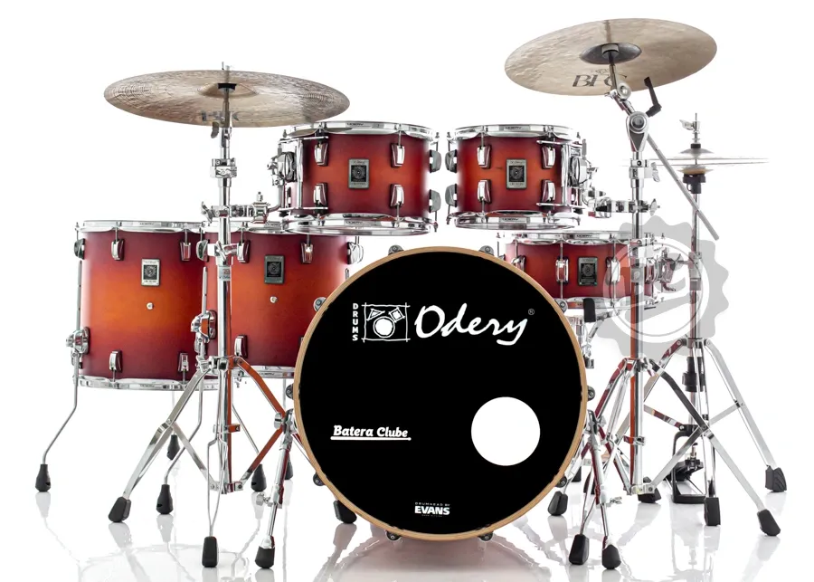 Bateria Odery New Eyedentity Maple Sunset Burst 20",10",12",14",16" (Shell Pack) Satin Lacquer Finish