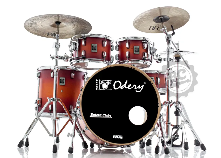 Bateria Odery New Eyedentity Maple Sunset Burst 22",10",12",16" (Shell Pack) Satin Lacquer Finish