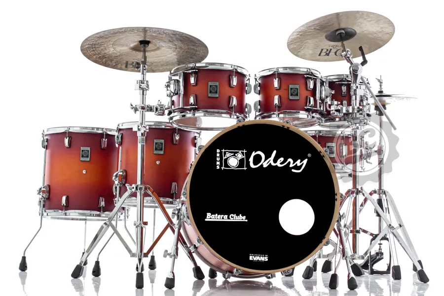 Bateria Odery New Eyedentity Maple Sunset Burst 22",8",10",12",14",16" (Shell Pack) Satin Lacquer Finish