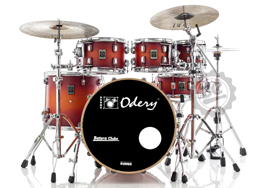 Bateria Odery New Eyedentity Maple Sunset Burst 20",8",10",12",14" (Shell Pack) Satin Lacquer Finish