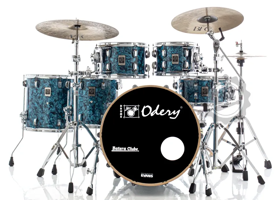 Bateria Odery New Eyedentity Maple The Blue Cave 20",10",12",14",16" (Shell Pack) Ultra Premium Wrap