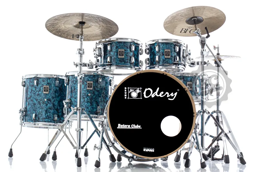 Bateria Odery New Eyedentity Maple The Blue Cave 22",10",12",14",16" (Shell Pack) Ultra Premium Wrap