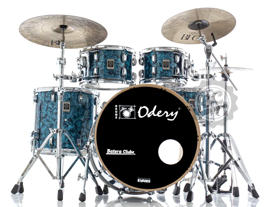 Bateria Odery New Eyedentity Maple The Blue Cave 22",10",12",16" (Shell Pack) Ultra Premium Wrap