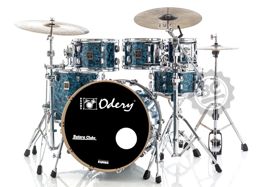Bateria Odery New Eyedentity Maple The Blue Cave 20",8",10",12",14" (Shell Pack) Ultra Premium Wrap