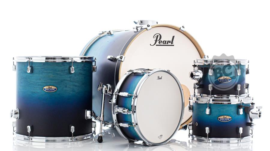 Bateria Pearl Decade Maple Azure Day Break 20",10",12",14" e Caixa 14x5.5" (Shell Pack)