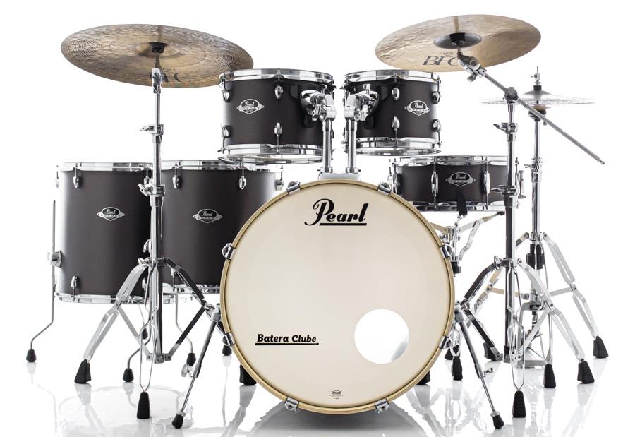 Bateria Pearl Export EXX Series Brushed Bronze 20",10",12",14",16", caixa e Kit Ferragens HWP-830