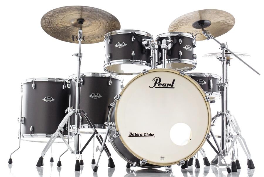 Bateria Pearl Export EXX Series Brushed Bronze 22",10",12",14",16", caixa e Kit Ferragens HWP-830