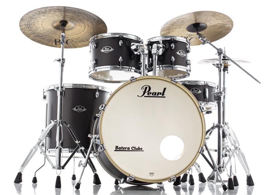 Bateria Pearl Export EXX Series Brushed Bronze 22",10",12",16", caixa e Kit Ferragens HWP-830