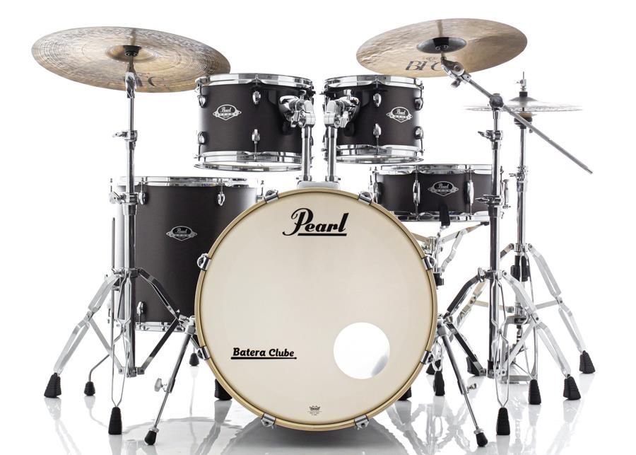 Bateria Pearl Export EXX Series Brushed Bronze 20",10",12",14", caixa e Kit Ferragens HWP-830
