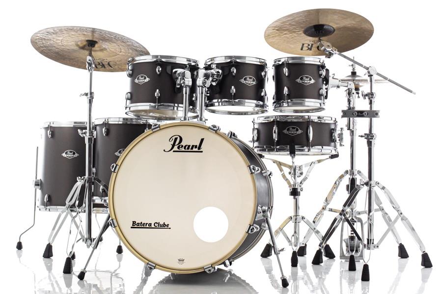 Bateria Pearl Export EXX Series Brushed Bronze 20",8",10",12",14",16", caixa e Kit Ferragens HWP-830