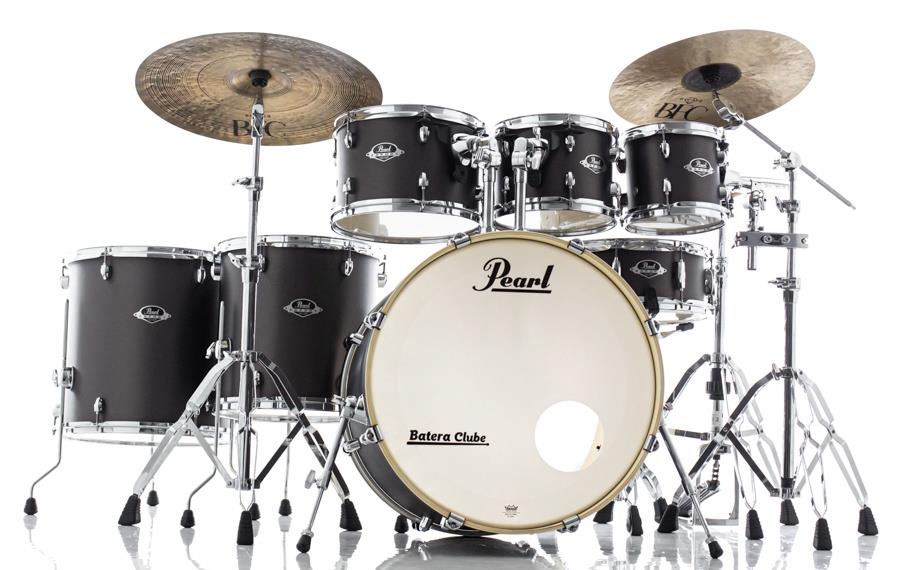 Bateria Pearl Export EXX Series Brushed Bronze 22",8",10",12",14",16", caixa e Kit Ferragens HWP-830