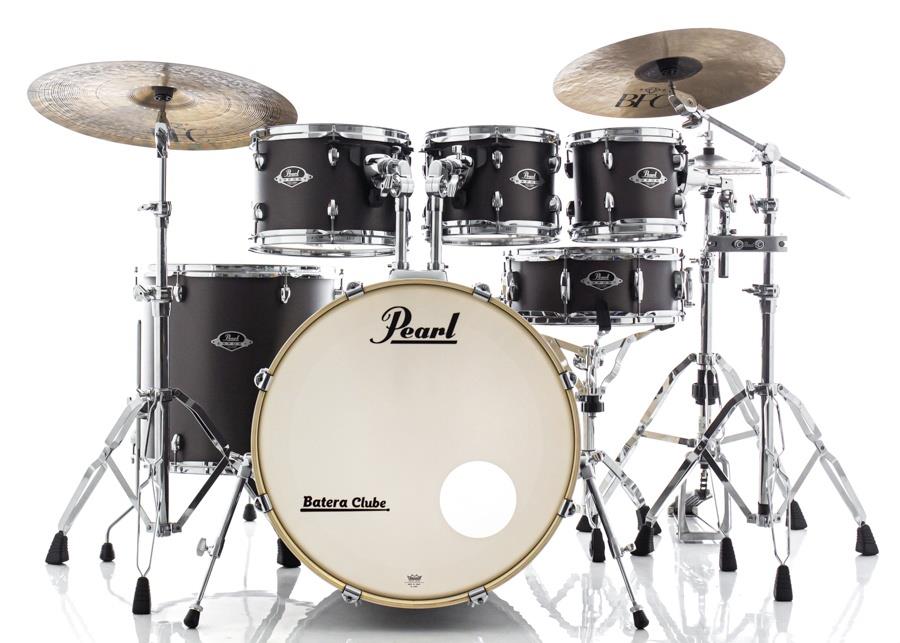 Bateria Pearl Export EXX Series Brushed Bronze 20",8",10",12",14", caixa e Kit Ferragens HWP-830