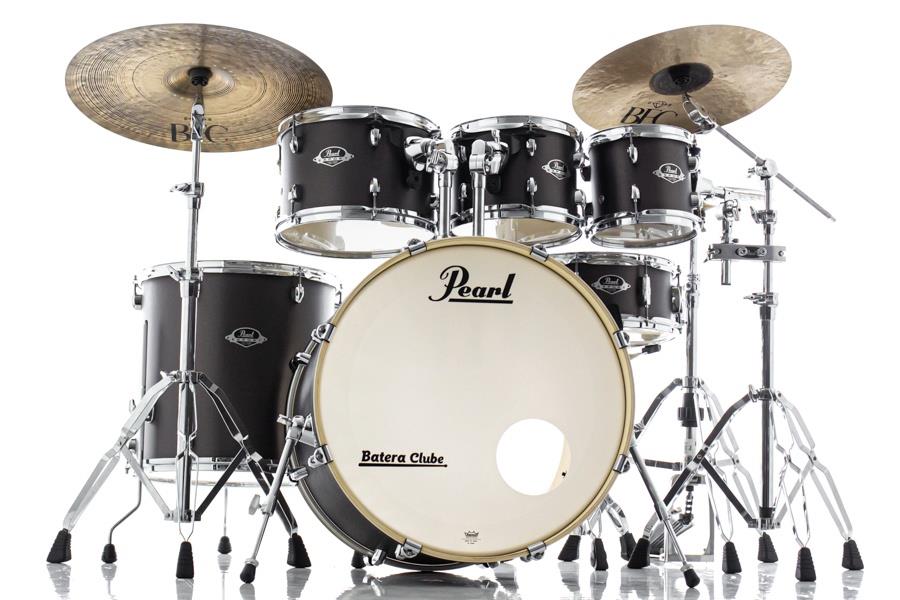 Bateria Pearl Export EXX Series Brushed Bronze 22",8",10",12",16", caixa e Kit Ferragens HWP-830
