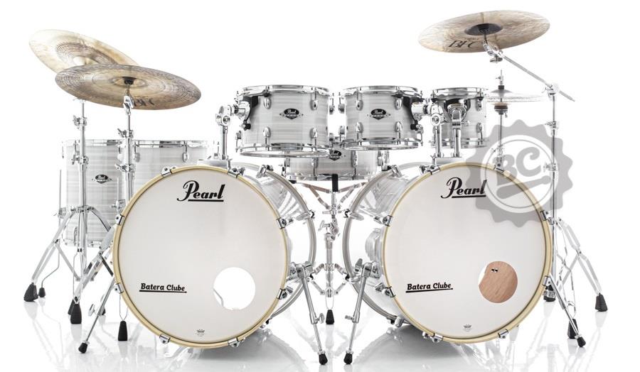 Bateria Pearl Export EXX Slipstream Bumbo Duplo 22",22",8",10",12"14",16" com Ferragens 830