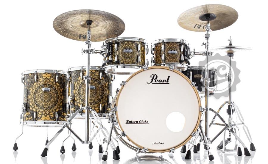 Bateria Pearl Masters Maple Complete MCT Tatoo Cain and Abel 22",10",12",14",16" Thin Shells (Shell Pack)