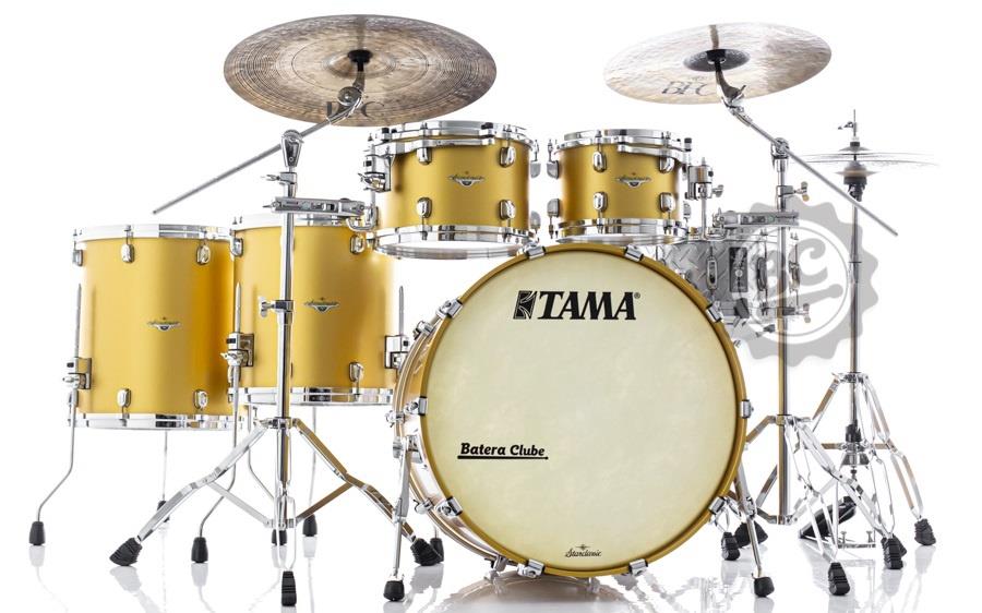 Bateria Tama Starclassic Maple Satin Aztec Gold Metallic 22",10",12",14",16" (Shell Pack)