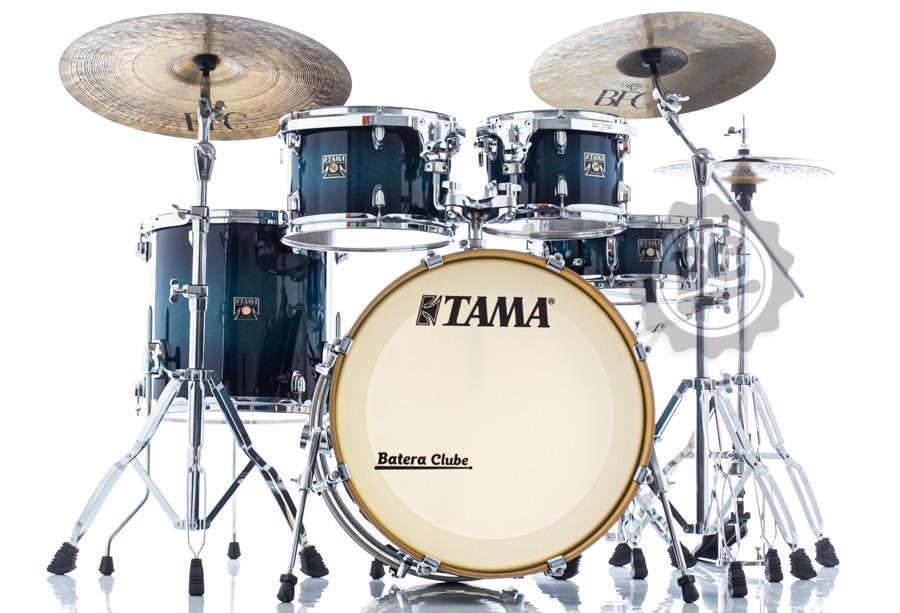 Bateria Tama Superstar Classic Maple Blue Lacquer Burst 22",10",12",16" Caixa 14x6.5" (Shell Pack)