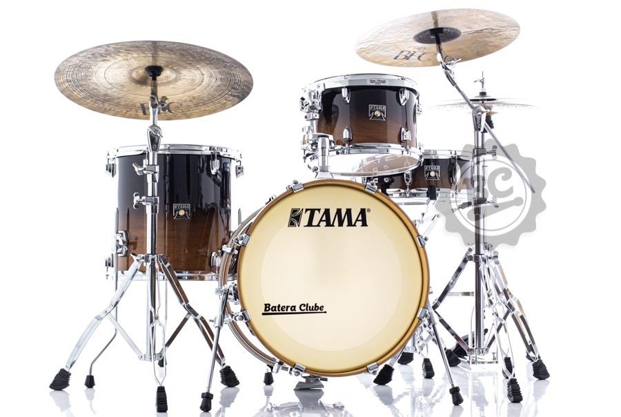 Bateria Tama Superstar Classic Maple Coffee Fade com Bumbo 18", Tom, Surdo e Caixa (Shell Pack)