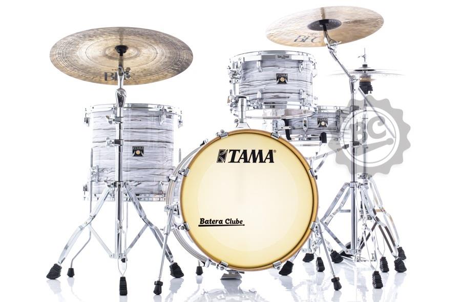 Bateria Tama Superstar Classic Maple Ice Ash Wrap Bumbo 18", Tom, Surdo e Caixa (Shell Pack)