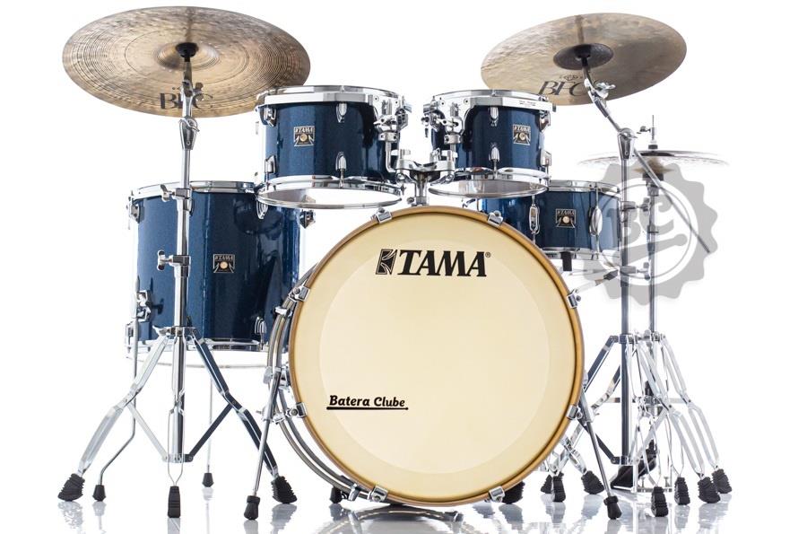 Bateria Tama Superstar Classic Maple Indigo Sparkle 22",10",12",16" Caixa 14x6,5" (Shell Pack)