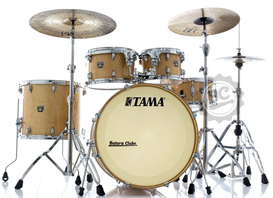 Bateria Tama Superstar Classic Maple Natural Blonde 22",10",12",16" e Caixa 14x6,5" (Shell Pack)