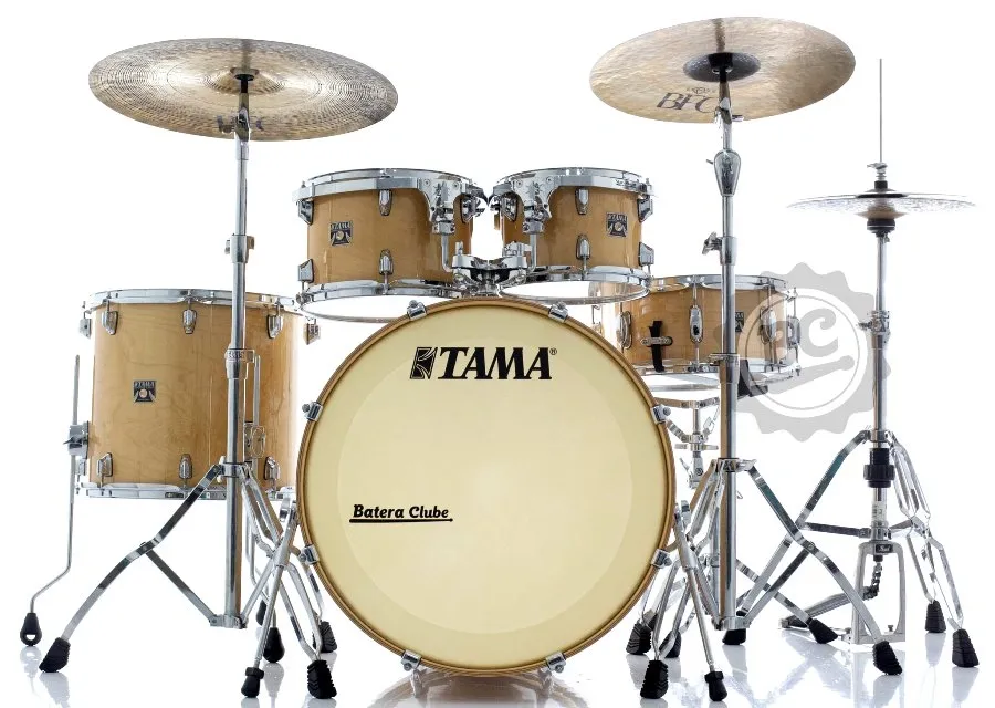 Bateria Tama Superstar Classic Maple Natural Blonde 20",10",12",14" e Caixa 14x5" (Shell Pack)