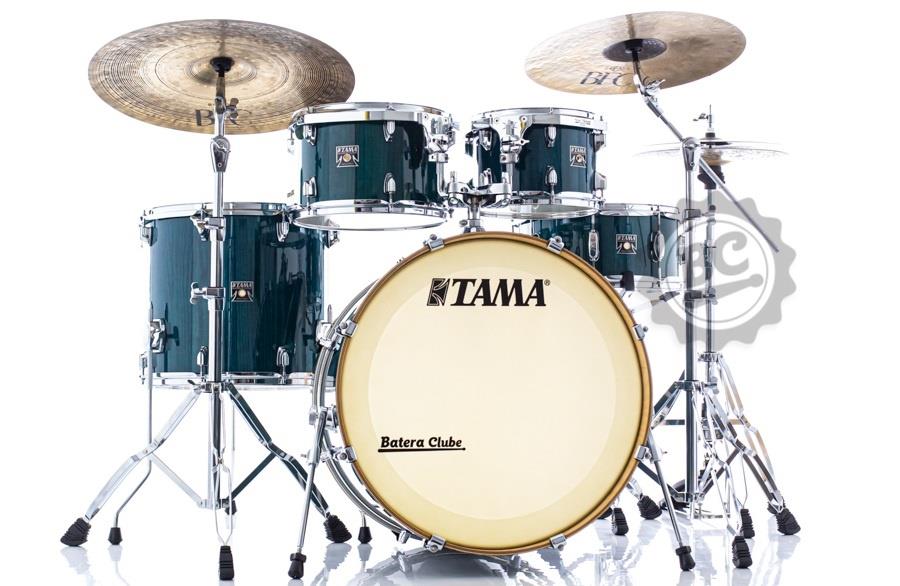 Bateria Tama Superstar Classic Maple Sapphire Lacebark Pine 22",10",12",16" Caixa 14x6,5" (Shell Pack)