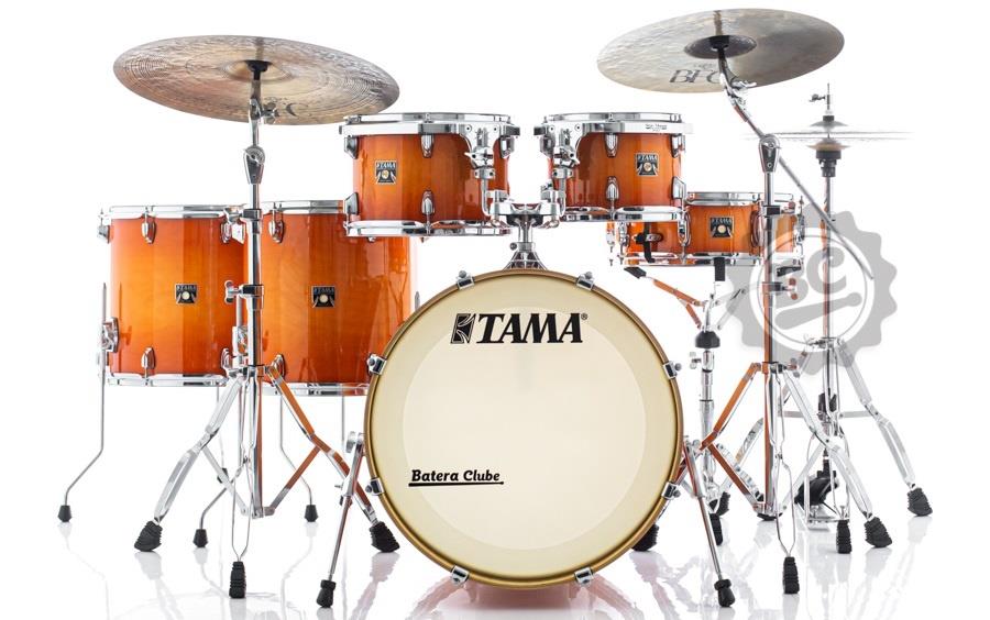 Bateria Tama Superstar Classic Maple Tangerine Burst 20",10",12",14",16" Caixa 14x5" (Shell Pack)