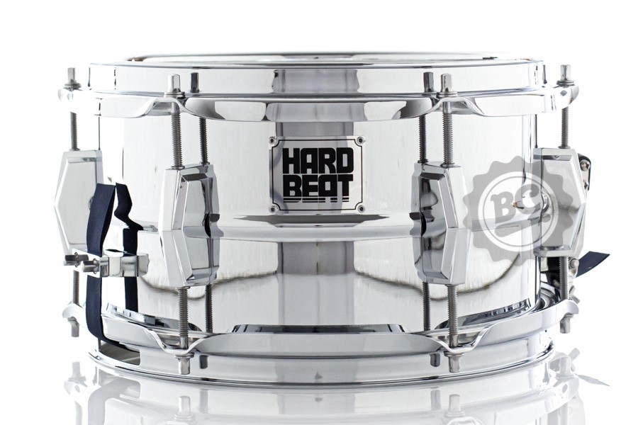 Caixa Hard Beat Classic 10x6" em Steel Shell com Aros Powerhoop 2.3mm e abafador interno HBSS1006