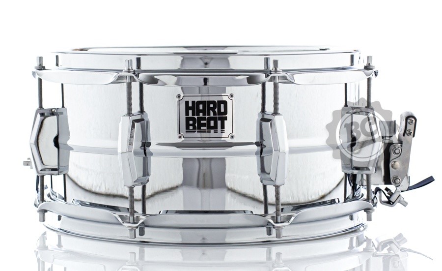 Caixa Hard Beat Classic 12x6" em Steel Shell com Aros Powerhoop 2.3mm e abafador interno HBSS1206