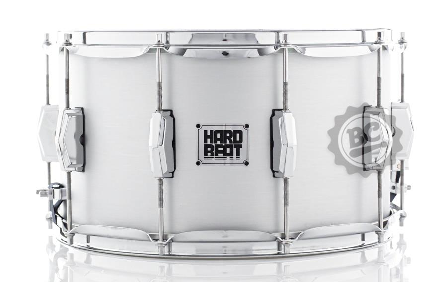 Caixa Hard Beat Groove Aluminum 14x8" HBSA1480 casco em alumínio e 10 afinações canoas inteiriças