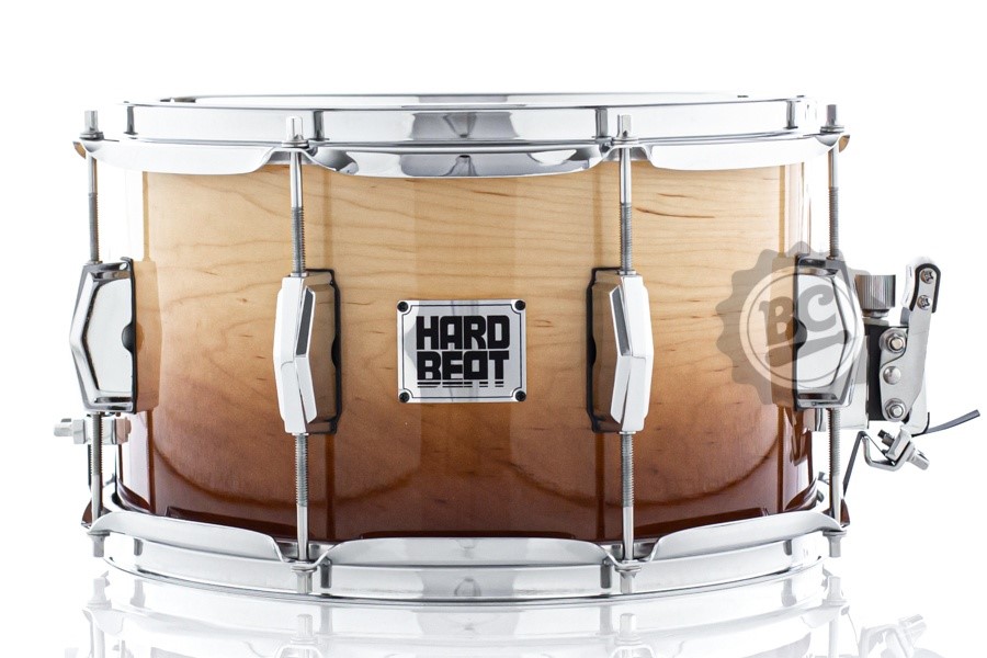 Caixa Hard Beat Maple Shell Fade Natural Lacquer 12x7" com 8 afinações e canoas inteiriças