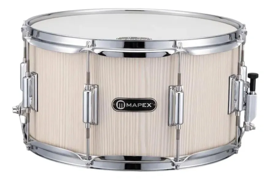 Caixa Mapex The Explorer Bonewood 14x8" com folha de acabamento Mapex Mars