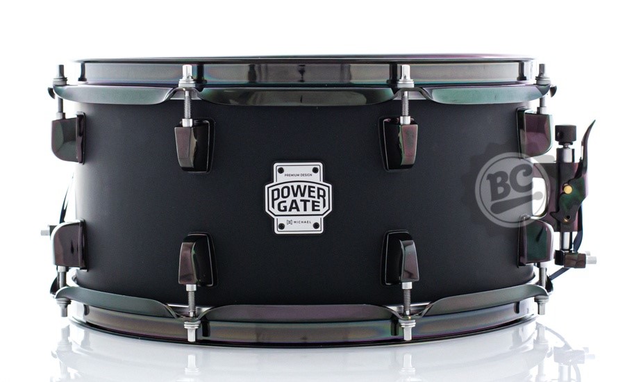 Caixa Michael Power Gate Dark Shot 13x6,5" com aros PowerHoop e Black Nickel Hardware PGD1365