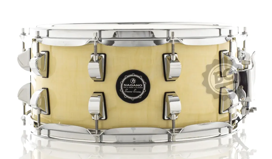 Caixa Nagano Snare Series Classic Beat Natural Clear NC 14x6,5" com 10 Afinações