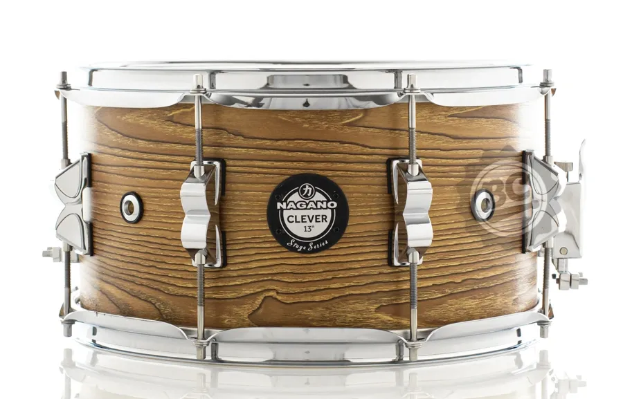 Caixa Nagano Stage Series Clever Modern Wood MWD 13x7" com 8 afinações e 4 respiros de ar