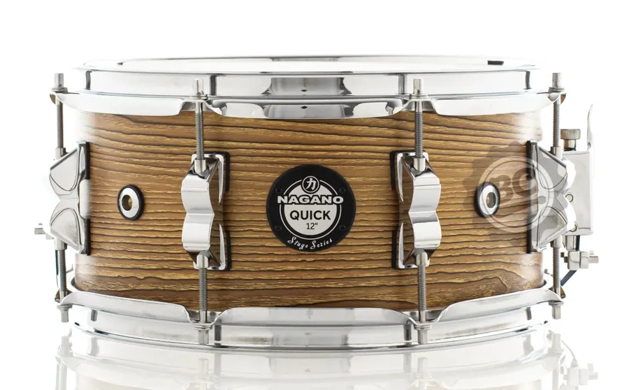 Caixa Nagano Stage Series Quick Modern Wood MWD 12x6" com 8 afinações e 4 respiros de ar