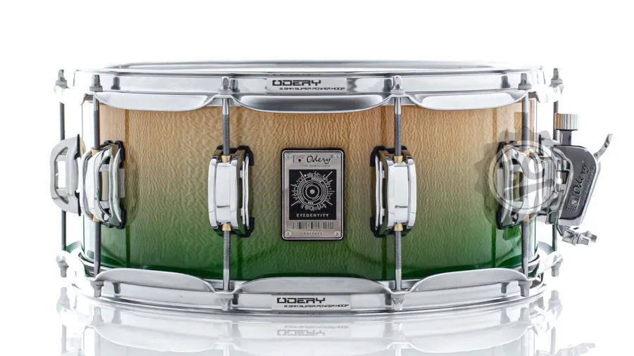 Caixa Odery New Eyedentity Lacewood Birch Dark Forest Fade 14x6" com Aros Super PowerHoop 2.5mm